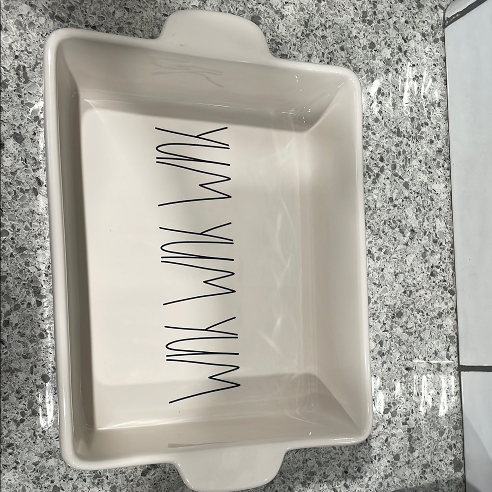 Rae Dunn Cream Baking Dish